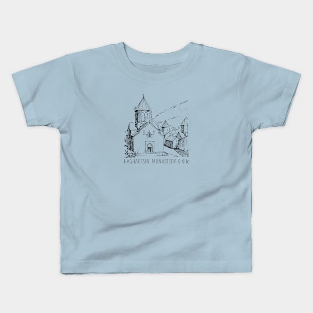 Haghartsin Monastery Kids T-Shirt by armeniapedia